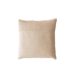 Throw Pillow Cover Ribbed Chenille Removable & Machine Washable