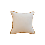 Throw Pillow Macramé Trim & Fringe Removable Cover