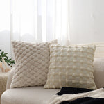 Throw Pillow Plush Teddy Fleece 18x18 Machine Washable
