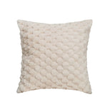 Throw Pillow Plush Teddy Fleece 18x18 Machine Washable