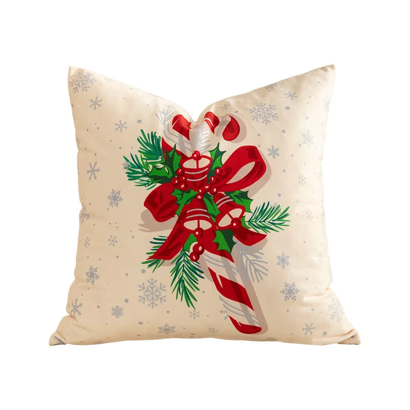 Throw Pillow Soft Microfiber Patchwork Removable Zipper Cover