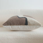 Throw Pillow Textured Floral Removable Cover
