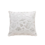 Throw Pillow Ultra-Soft Faux Fur & Holographic Foil