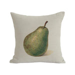 Throw Pillow Vintage Grape Linen Blend Removable Cover