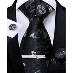 Tie Set Paisley Woven Matching Accessories