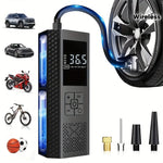 Tire Inflator Cordless Rechargeable 150 PSI Digital Display