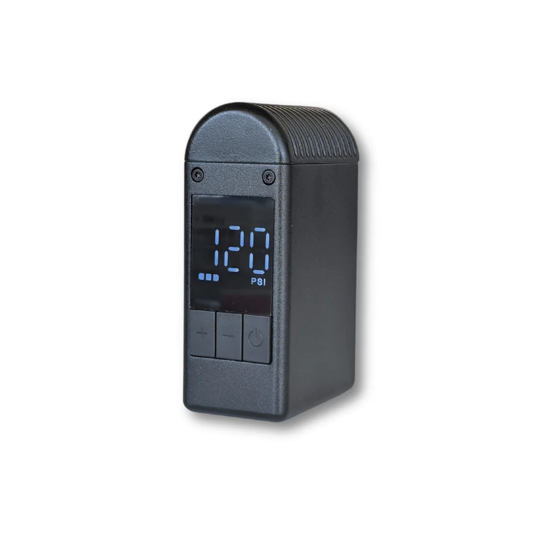 Tire Pump Digital Gauge & Auto-Stop USB-C Rechargeable 120 PSI