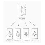 Tissue Box Holder Decorative Flying Skirt Weighted Base