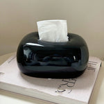 Tissue Box Holder Modern Abstract Glossy Finish