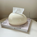 Tissue Box Holder Modern Abstract Glossy Finish