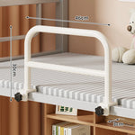 Toddler Bed Guard Rail Foldable Clamp-Mount Powder-Coated Steel