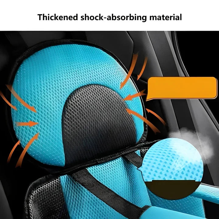Toddler Car Seat Portable Reinforced Harness Machine Washable Cover