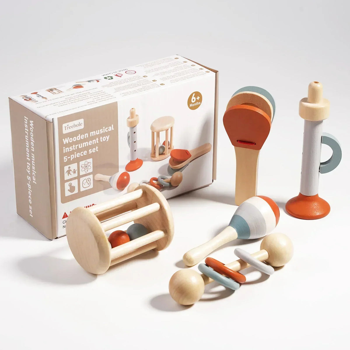 Toddler Music Set Professionally Tuned Wooden Instruments