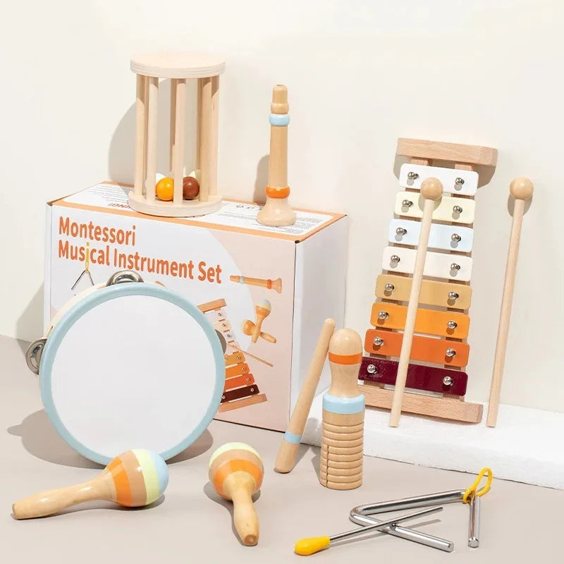 Toddler Music Set Professionally Tuned Wooden Instruments