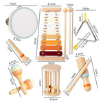 Toddler Music Set Professionally Tuned Wooden Instruments