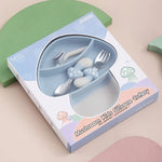 Toddler Suction Plate BPA-Free Silicone Dishwasher-Safe