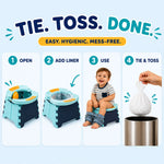 Toddler Travel Potty Portable With Disposable Bags & Carry Bag