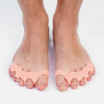 Toe Separators Flexible Silicone Gel Adjustable Spacing Breathable Pair