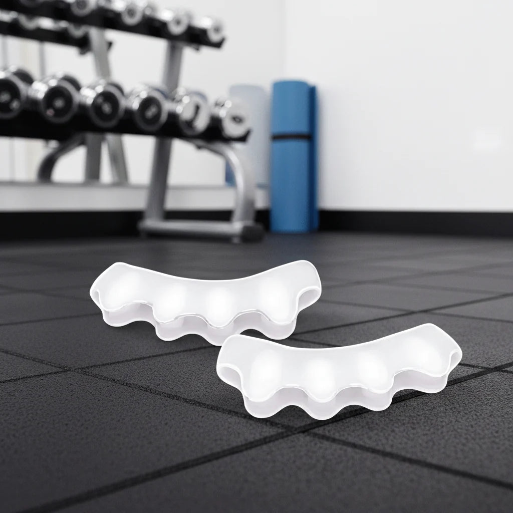 Toe Separators Soft Silicone Ergonomic Split-Toe Washable & Reusable