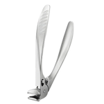 Toenail Clipper Extended Handle Stainless Steel Built-In Nail Catcher
