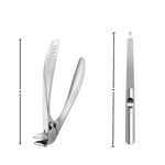 Toenail Clipper Extended Handle Stainless Steel Built-In Nail Catcher