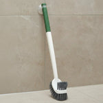 Toilet Brush Double-Sided Angled Head Wall-Mounted Long Handle
