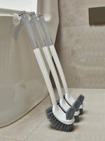 Toilet Brush Double-Sided Angled Head Wall-Mounted Long Handle