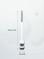 Toilet Brush Double-Sided Angled Head Wall-Mounted Long Handle
