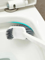 Toilet Brush Double-Sided Angled Head Wall-Mounted Long Handle