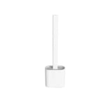 Toilet Brush Silicone Flexible Head Wall-Mounted Holder