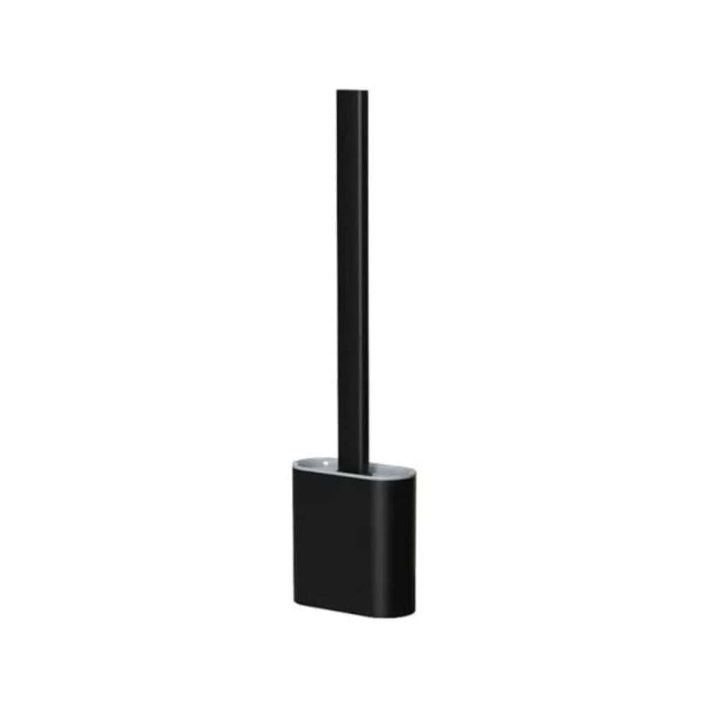 Toilet Brush Silicone Flexible Head Wall-Mounted Holder