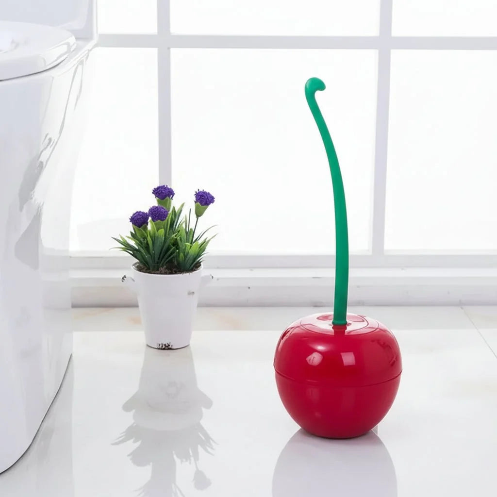 Toilet Brush With Holder Compact Minimalist Design