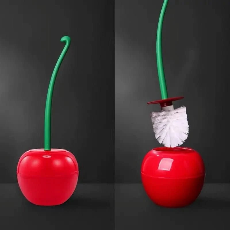 Toilet Brush With Holder Compact Minimalist Design