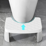 Toilet Stool Ergonomic 6.7-Inch Height Non-Slip Surface