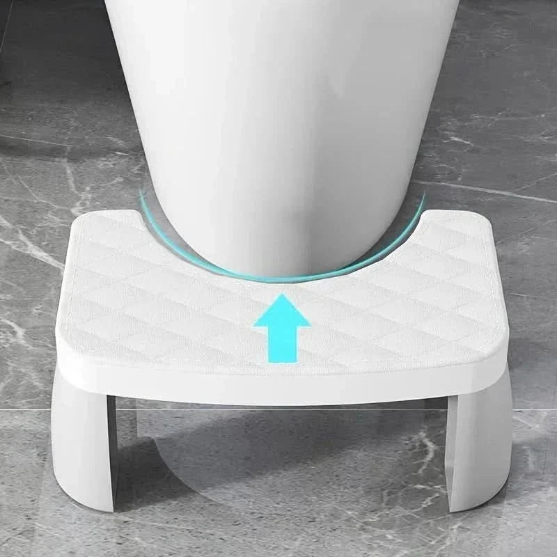 Toilet Stool Ergonomic 6.7-Inch Height Non-Slip Surface