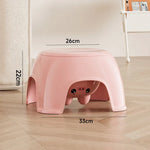 Toilet Stool Ergonomic Posture Support Compact Design
