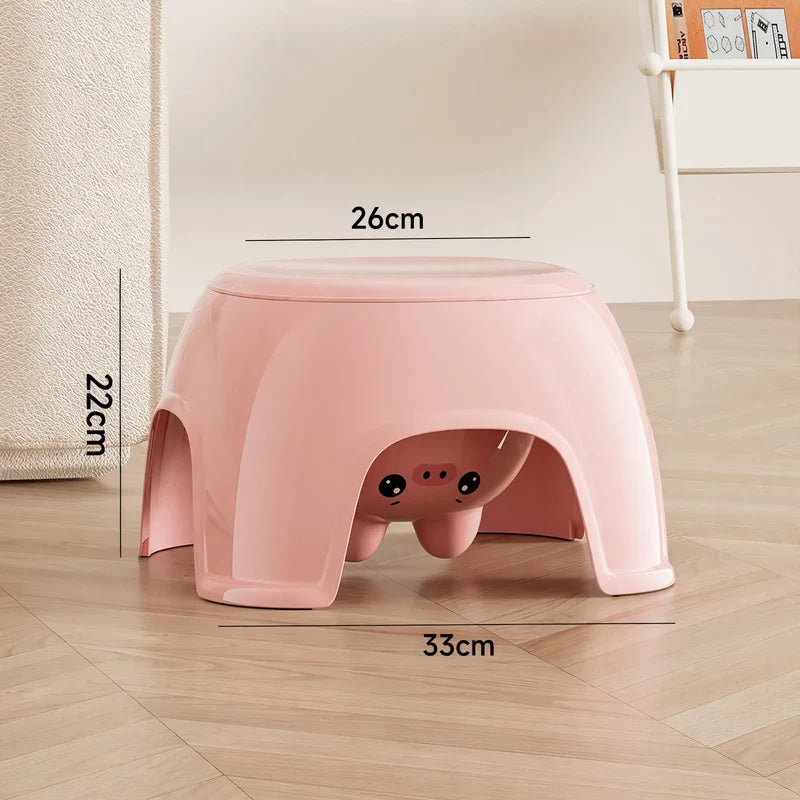 Toilet Stool Ergonomic Posture Support Compact Design