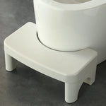 Toilet Stool U-Shaped Non-Slip Water-Resistant Plastic