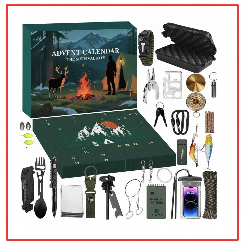 Tool Advent Calendar Outdoor Tools Set of 24