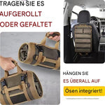 Tool Roll Organizer Foldable With Multiple Compartments