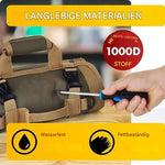 Tool Roll Organizer Foldable With Multiple Compartments