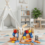Toolbox Toy Wooden Montessori-Inspired Hands-On Learning