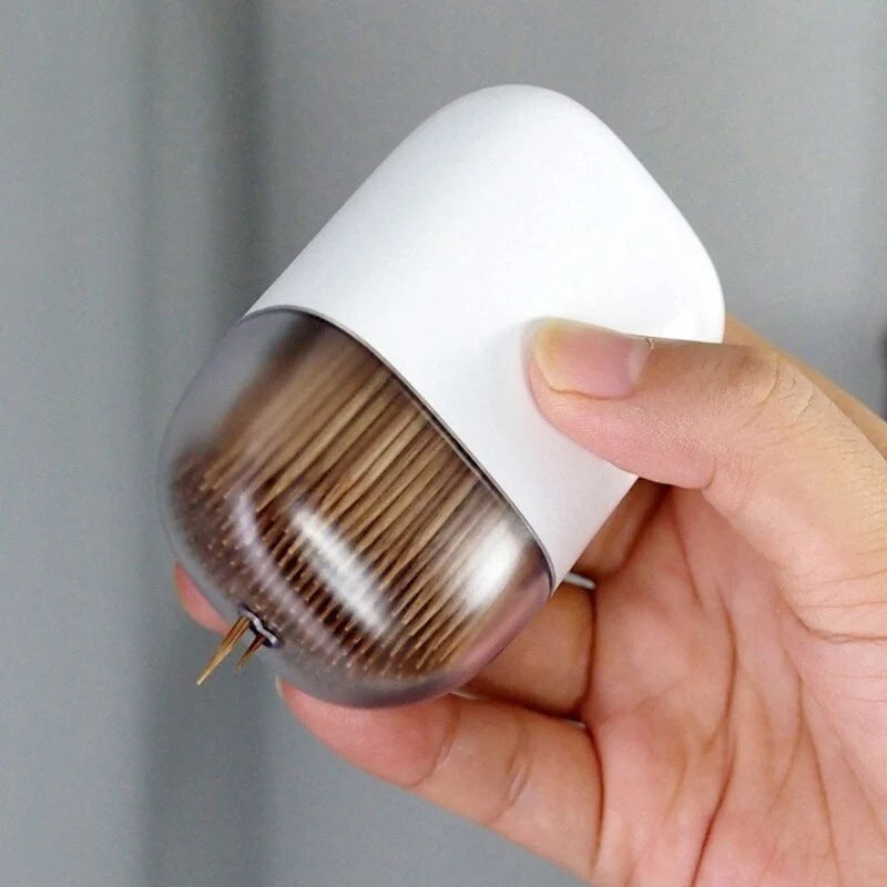 Toothpick Holder Magnetic Detachable Spill-Resistant Cover