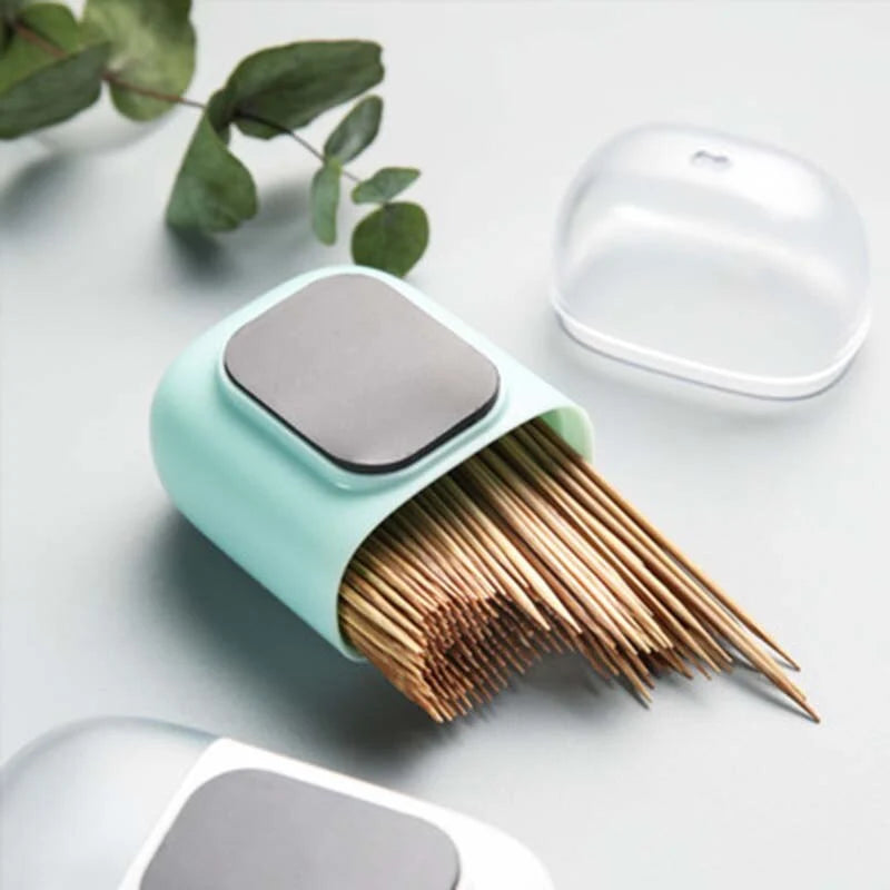Toothpick Holder Magnetic Detachable Spill-Resistant Cover