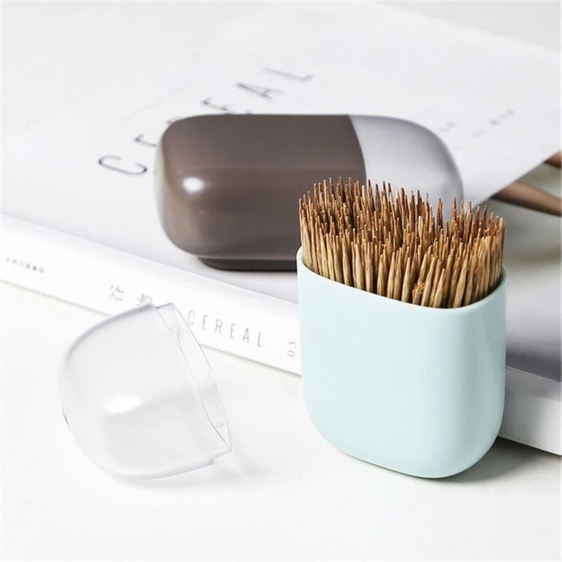 Toothpick Holder Magnetic Detachable Spill-Resistant Cover