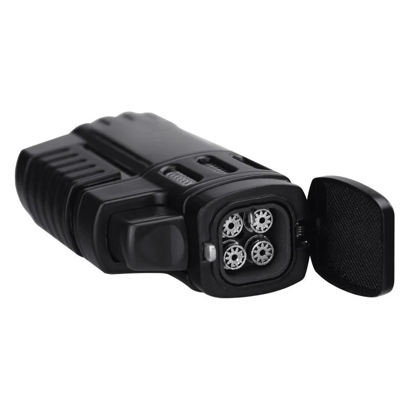 Torch Lighter 4-Jet Windproof Refillable Butane