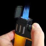 Torch Lighter 4-Jet Windproof Refillable Butane