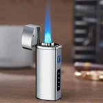 Torch Lighter Windproof Triple-Jet USB Rechargeable Touch-Activated