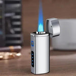 Torch Lighter Windproof Triple-Jet USB Rechargeable Touch-Activated