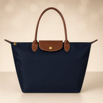 Tote Bag Leather Handles & Waterproof Lining